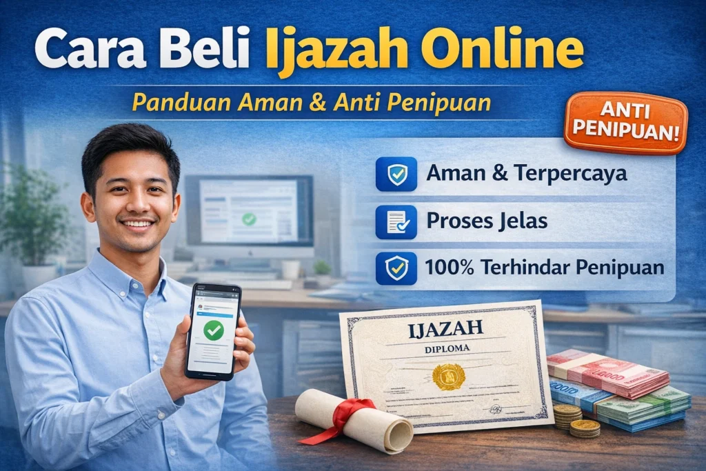 cara beli ijazah online yang aman dan terhindar dari penipuan