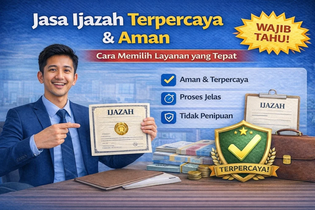 jasa ijazah terpercaya dan aman serta cara memilih layanan yang tepat