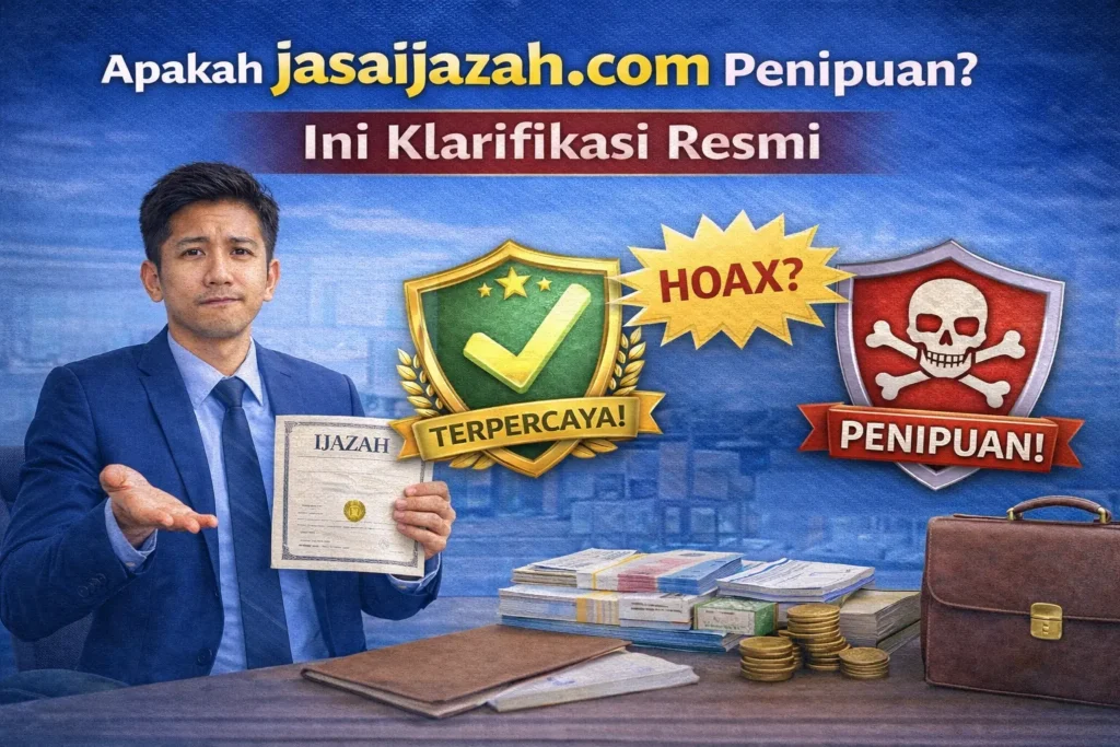 apakah jasaijazah.com penipuan ini klarifikasi resmi layanan jasa ijazah terpercaya